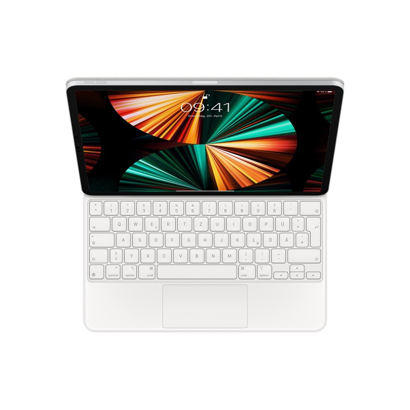 Apple Magic Keyboard für 12,9" iPad Pro  (6. Generation) weiß deutsches Layout